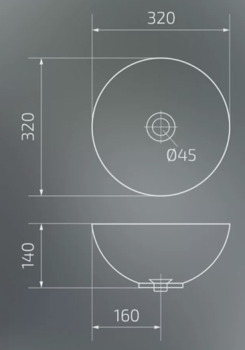 Умывальник Gid Mnc486
