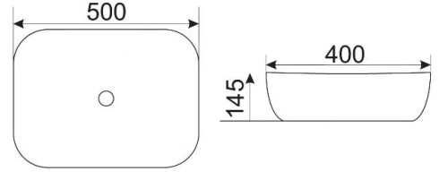 Умывальник CeramaLux D1302H009