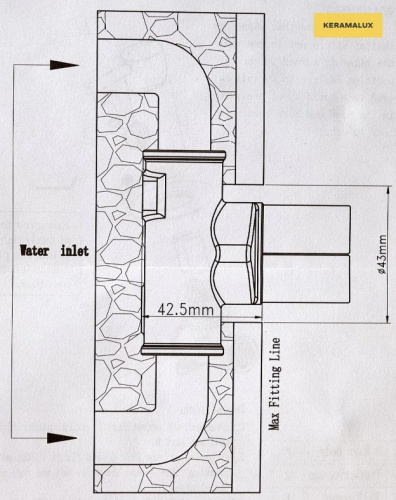 Гигиенический душ CeramaLux KBS/007 золотой матовый