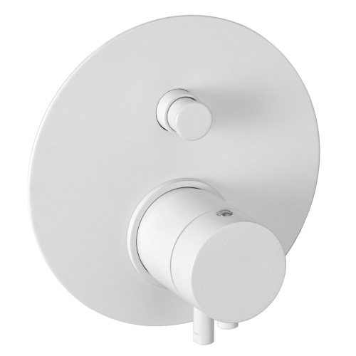 Смеситель для душа Remer Elegance NT09KBBO, белый матовый