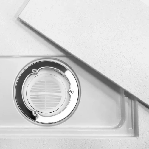 Душевой поддон Rea Bazalt Carrara White 90x90 K7002