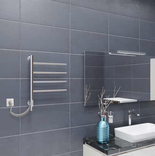 Полотенцесушитель электрический Vincea VTD-1S1CE 43x60