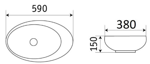 Умывальник CeramaLux 78255