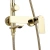 Душевая система Rea Storm gold P9531