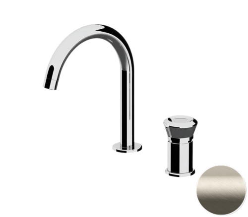 Смеситель для раковины Remer Element ET57XV, сталь