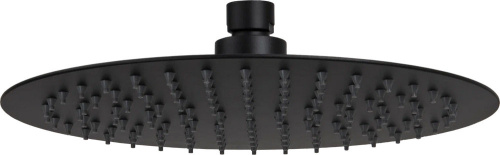 Верхний душ с шарнирным соединением 40 см Remer 357UFM40NOX, черный матовый