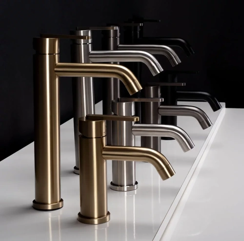 Смеситель для умывальника Rea Ontario black matt B5504