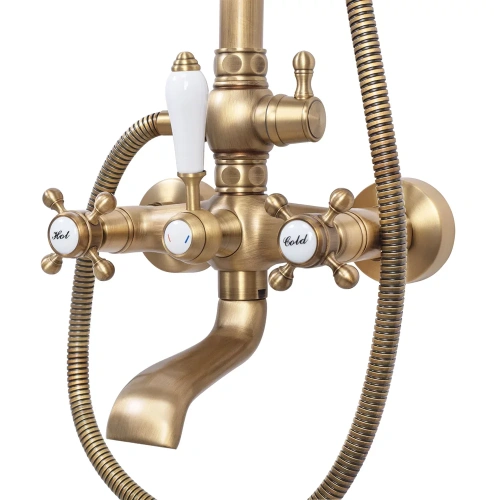 Душевая система Rea Bergamo bronze P5002