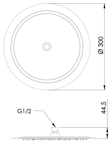 Верхний душ Mariani Tondo B37ST00130