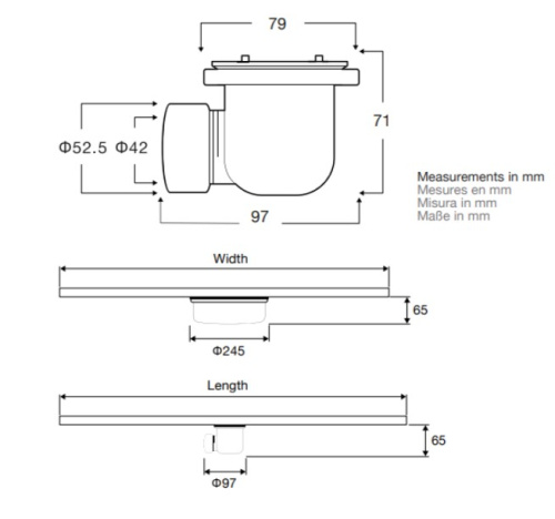 Сифон для поддона Vincea Vsph-D611