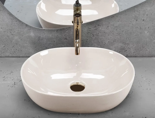 Умывальник Rea Lisa Ecru Shiny U4591