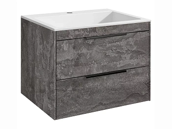 Тумба подвесная Vincea Chiara 2D 600 G.Stone VMC-2C2600GS