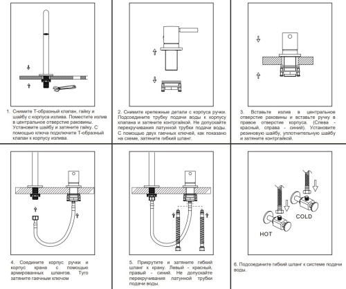 Смеситель для раковины Nemo Round NM-2318RG rose gold
