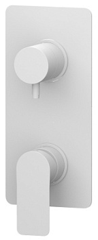 Смеситель для душа Remer Infinity I93KBBO, белый матовый