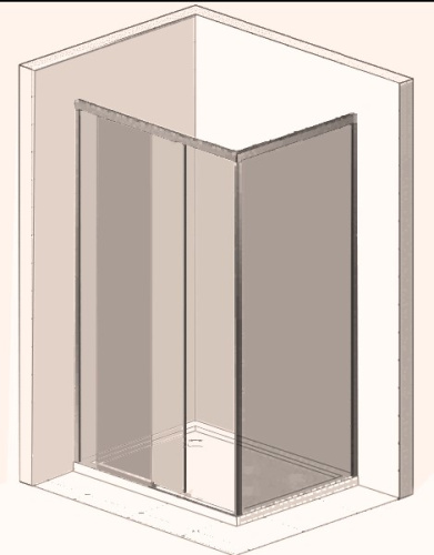 Душевой уголок Vincea Garda VSR-1G8016CL