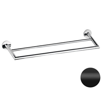 Полотенцедержатель двойной 60 см Remer Guest GS33NO, черный матовый