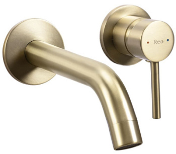 Смеситель для умывальника Rea Owen gold matt B5334