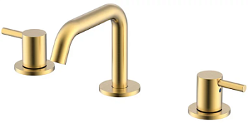 Смеситель для раковины Nemo Round NM-2317BG brush gold