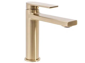 Смеситель для умывальника Rea Verso Brush Gold B6555