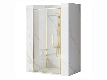 Душевая дверь Rea Rapid Fold gold 100 K4130