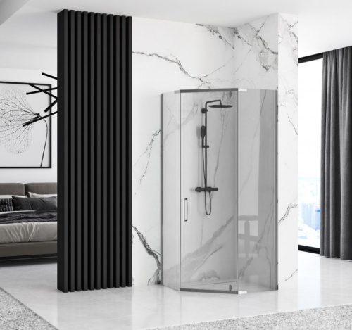 Душевой уголок Rea Axin Chrome 80x80 K8778