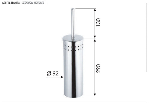 Ёршик напольный Remer RB466CR