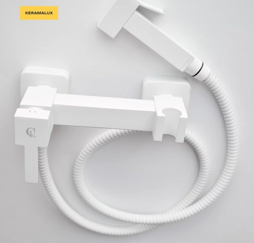 Гигиенический душ CeramaLux DBS/005 белый матовый