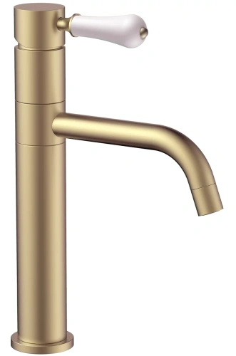 Смеситель для умывальника Rea Serra gold matt B1144