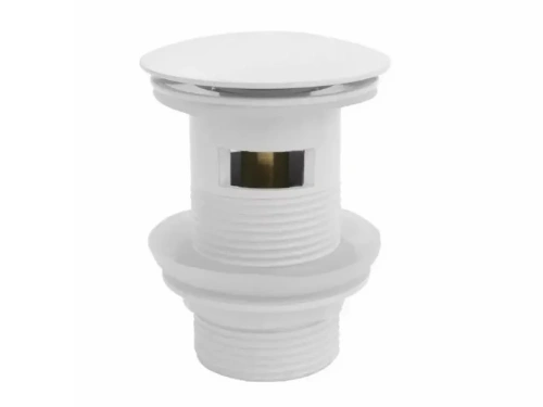 Донный клапан для раковины CeramaLux RD001GW с переливом