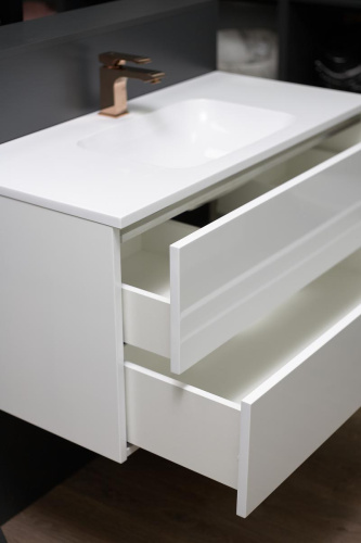 Тумба подвесная Vela Бланка 100П (открывание нажатием) TU27074