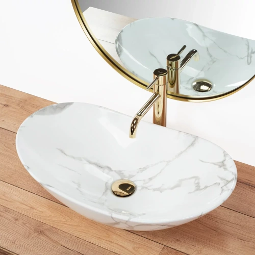 Умывальник Rea Royal Marmo Shiny U8009