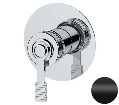 Смеситель для душа Remer Atelier AL30LNO, черный матовый