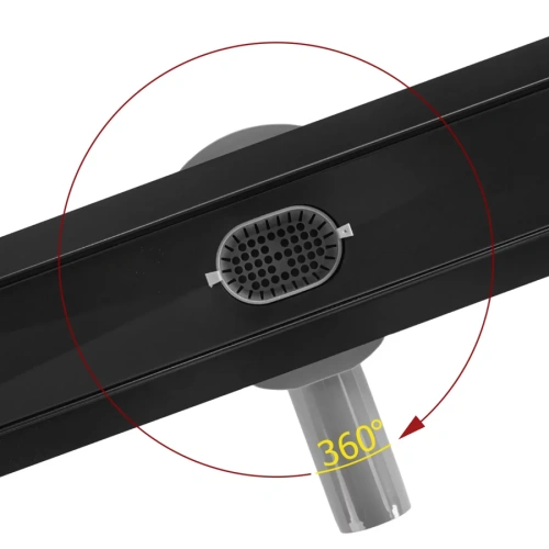 Душевой трап Rea Neox Pro black 800 G7803