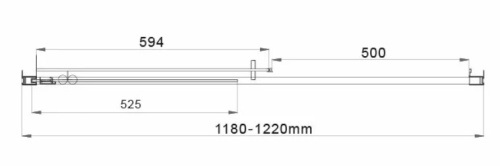 Душевая дверь Vincea Garda VDS-1G120CH