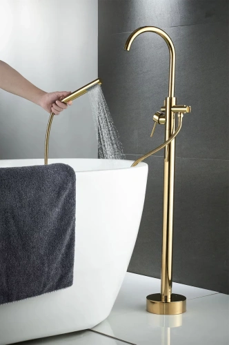 Смеситель для ванны Rea Lungo gold B7499