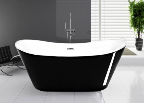 Ванна акриловая Calani Lotus 170x80 White Black CAL-W3001