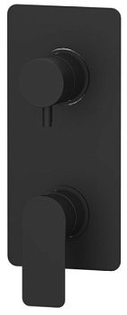 Смеситель для душа Remer Infinity I93KBNO, черный матовый