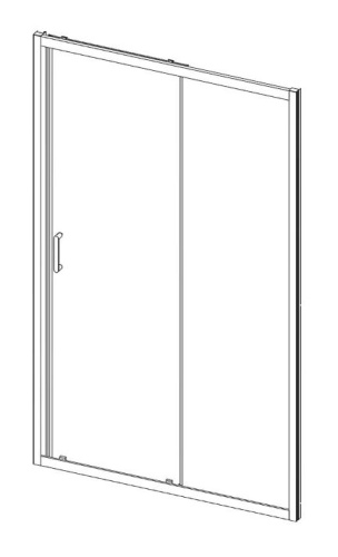 Душевая дверь Vincea Alpha VDS-3AL130CLG