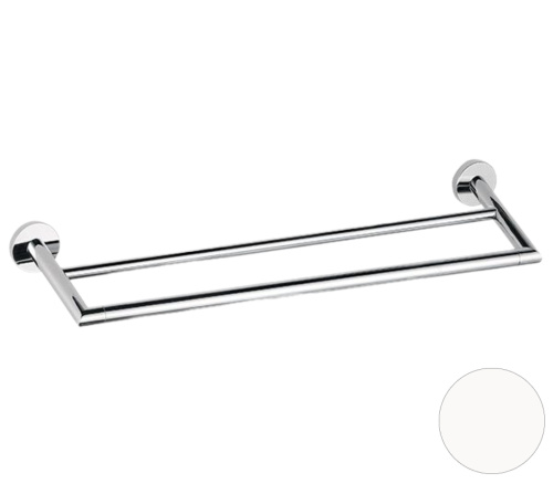 Полотенцедержатель двойной 60 см Remer Guest GS33BO, белый матовый