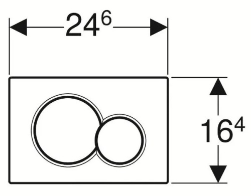 Кнопка смыва Geberit SIGMA 01 115.770.21.DO золотой глянец