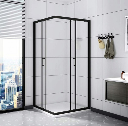 Душевой уголок Calani Vito 90x90 Black CAL-K6003
