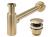 Сифон с донным клапаном универсальным Rea Gold matt A8586