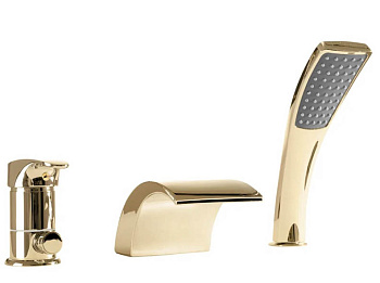 Смеситель для ванны Rea Riven Gold B0497