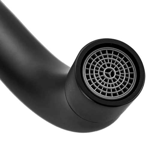 Смеситель для умывальника Rea Lungo long black matt B0371