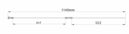 Душевая шторка на ванну Vincea VSB-12114CH-R