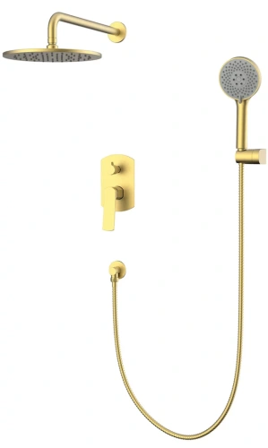 Душевая система Nemo Prima NM-1352-BG brush gold