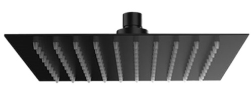 Верхний душ с шарнирным соединением 30 см Remer 357UFS30NOX, черный матовый