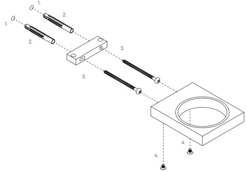 Дозатор для мыла Decor Walther Contract WSP 0651677