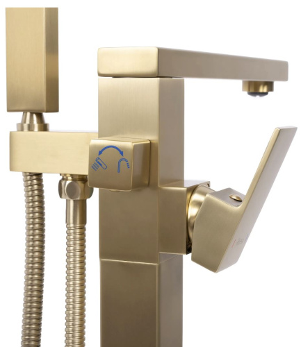 Смеситель для ванны Rea Tery gold matt B5307