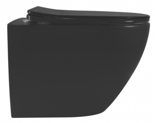 Унитаз подвесной Rea Carlo Mini Rimless Black matt C8489